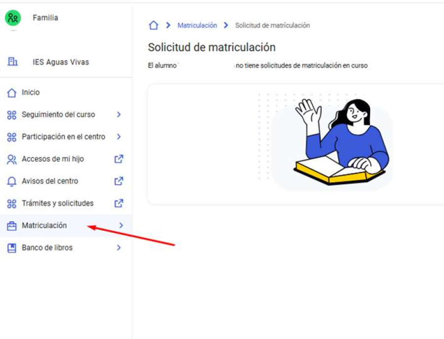 Matriculación para el curso 2025-26